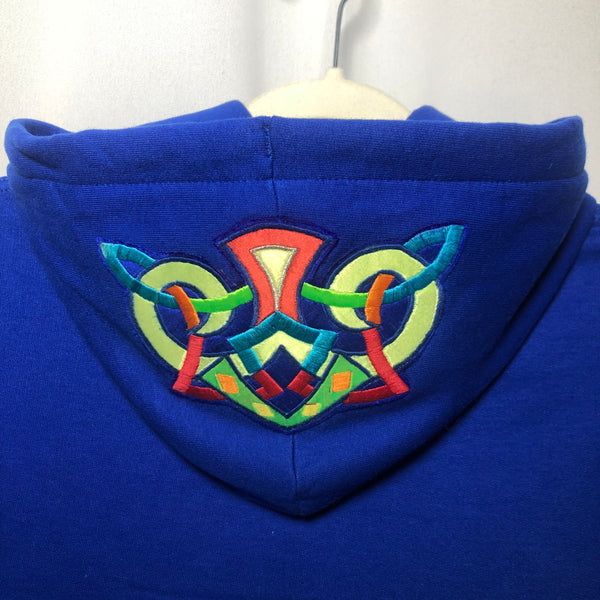 royal blue pullover hoodie sweatshirt