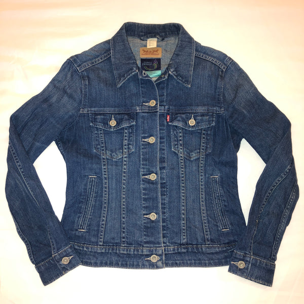 denim jacket bright knot