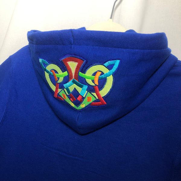 royal blue pullover hoodie sweatshirt
