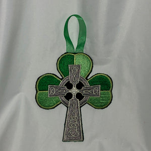green cross ornament