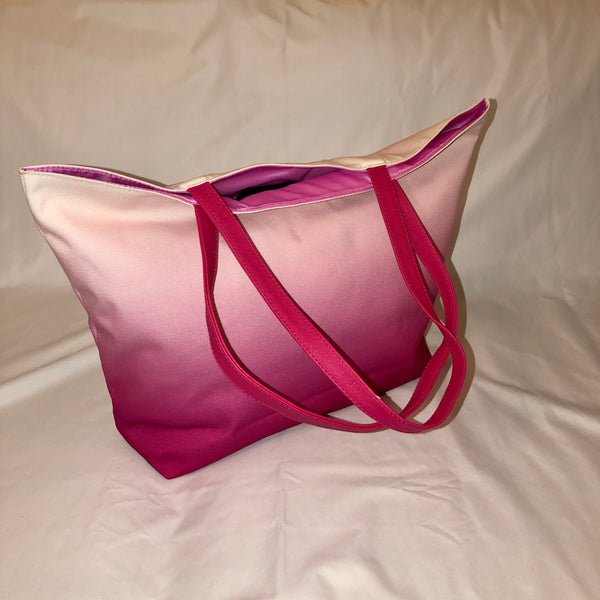 pink ombre tote
