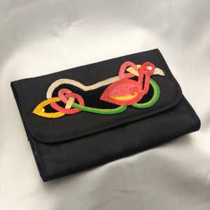 black organizer clutch