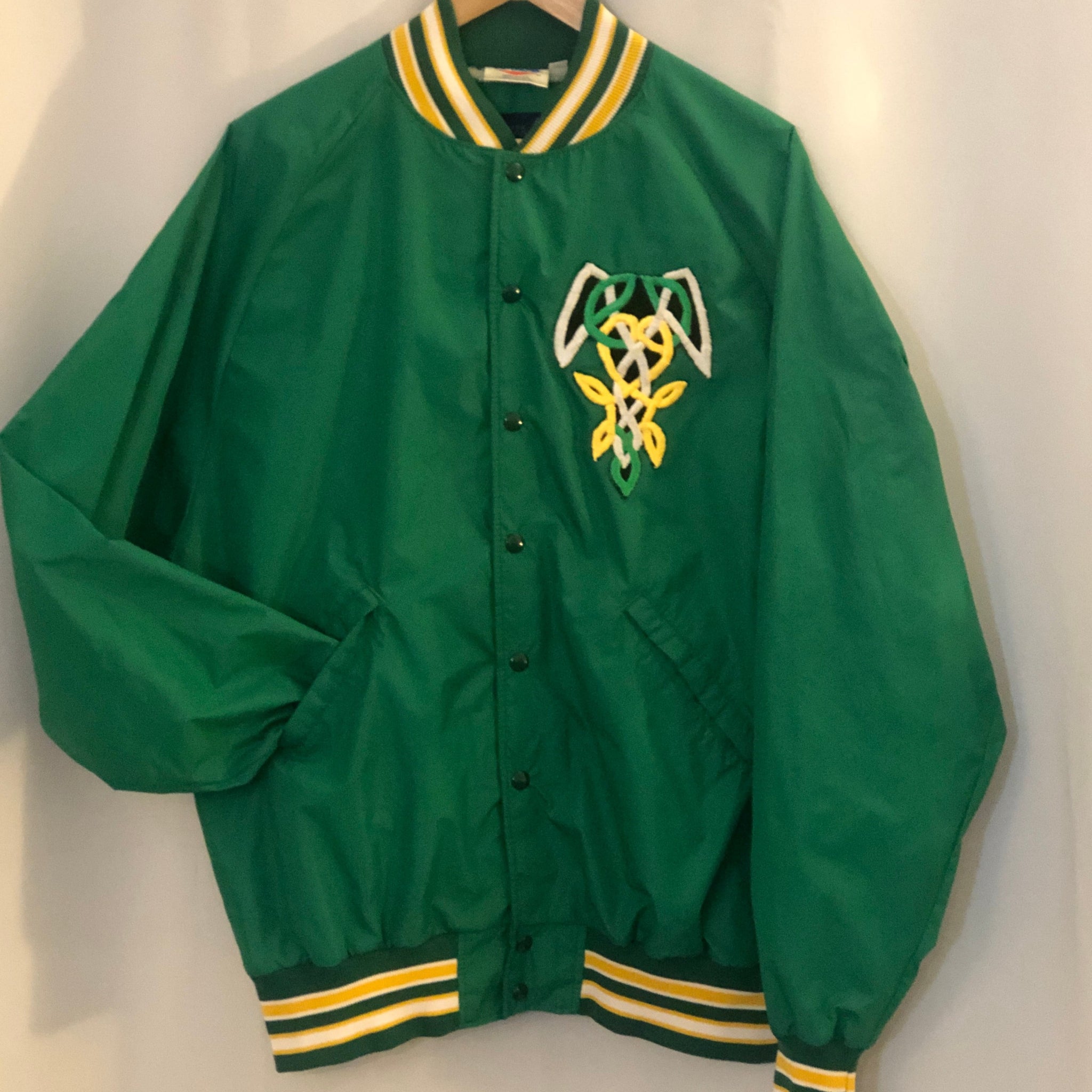 kelly green vintage jacket