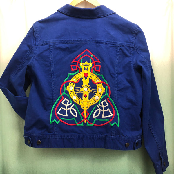 royal blue denim jacket